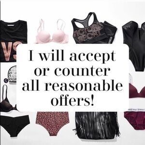 I love offers! I accept 99.9% of my offers!